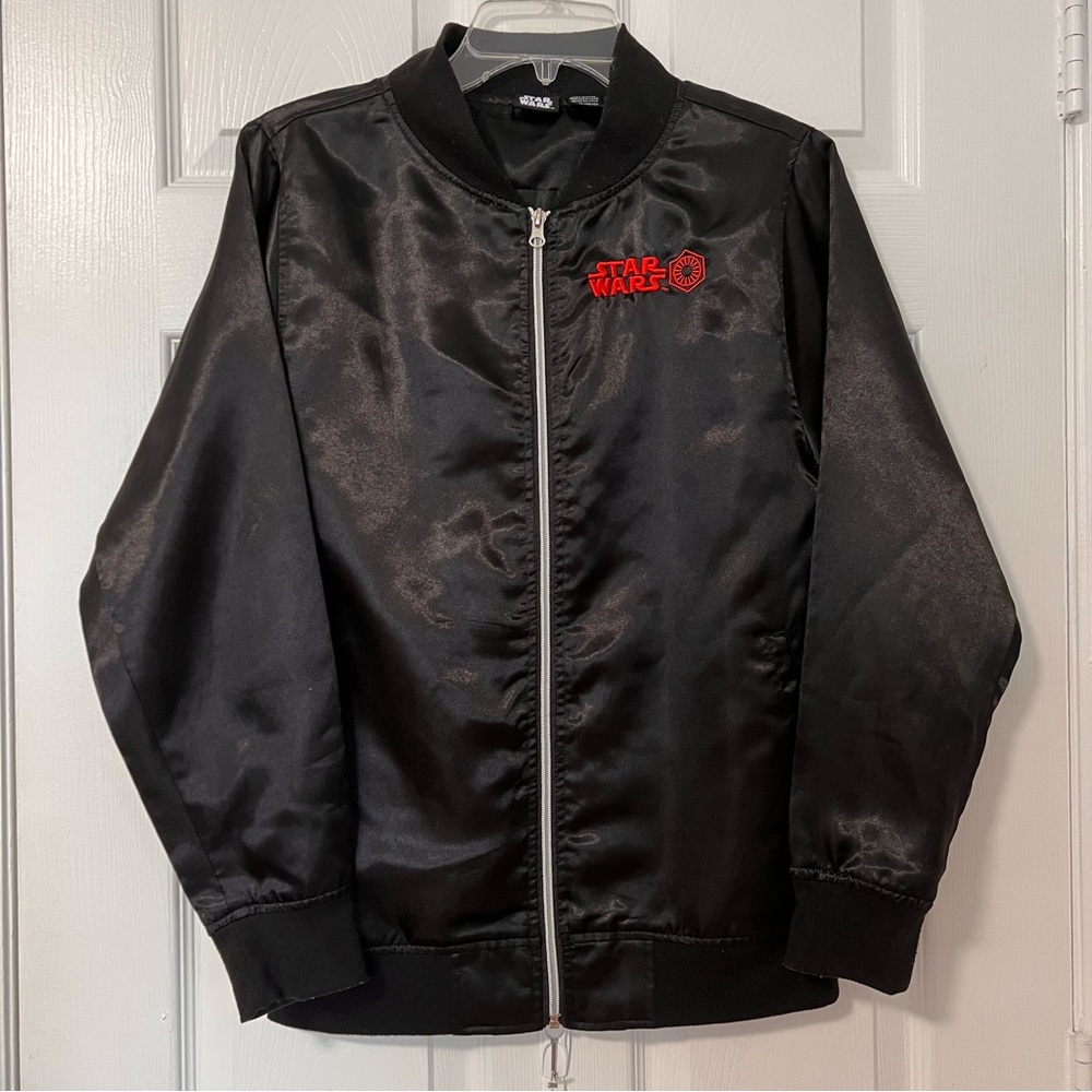 Star Wars Black and Red Varsity Bomber Jacket